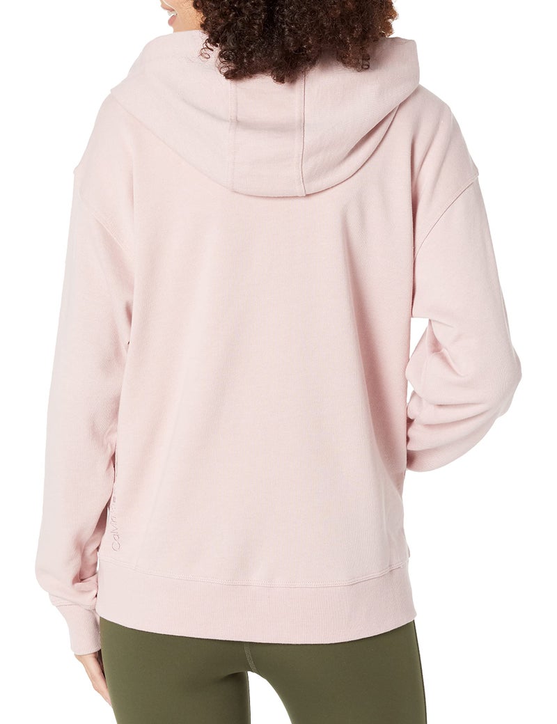 Calvin Klein Performance Women's Eco French Terry Hoodie, Secret, X-Small - Image 2