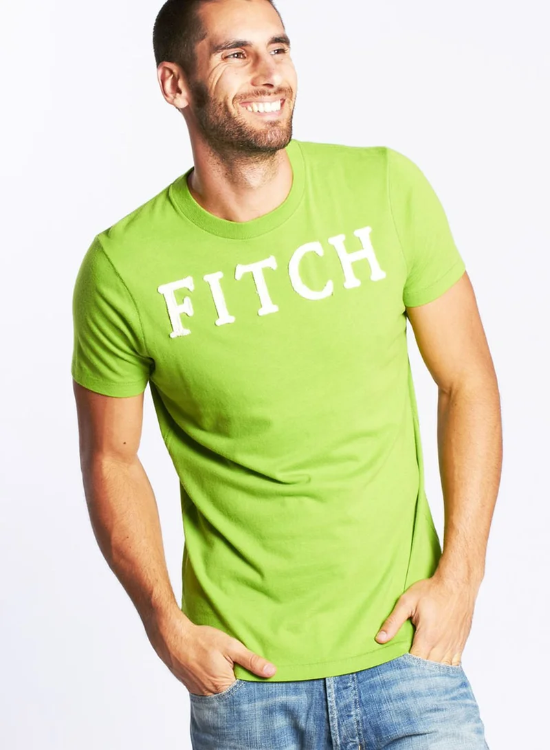Abercrombie & Fitch Graphic Crew Neck Tshirt