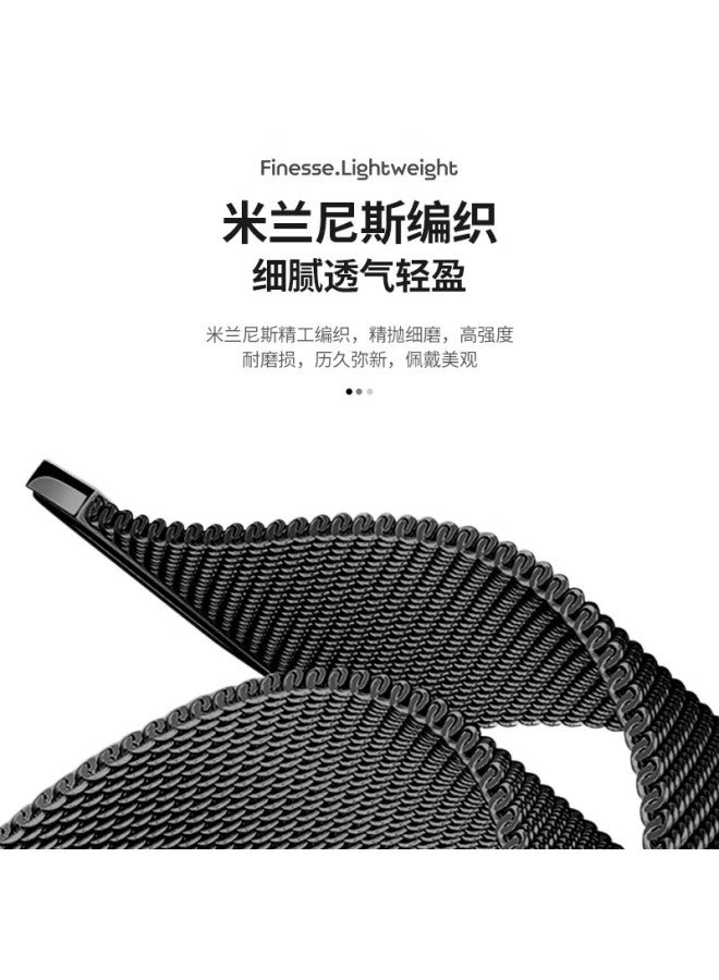 Wei Qiantu Wqtc Huawei Watch Strap Milanese Metal Steel Band 41/42mm Silver، متوافق مع Watch Gt4/gt5/pro/watch4/3pro/gt3 - Image 2
