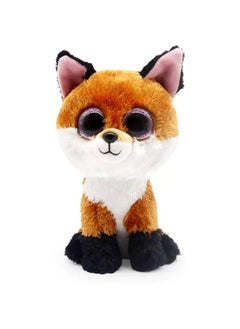 Generic Beanie Baby Brown White Slick Fox Animal Plush (6inch) 