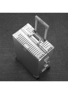 Hardcase Travel Suitcase Al-Mg Alloy Luggage Trolley With 4 Spinner Wheel 20 Inch