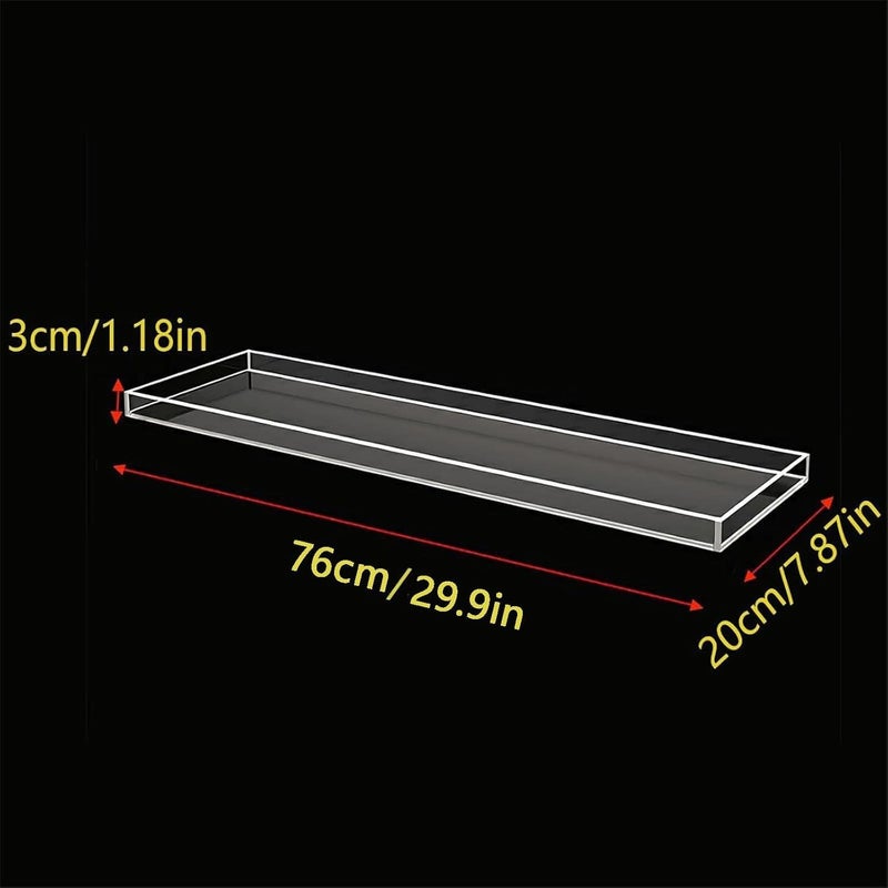 Al Raied ARS® Clear Acrylic Bathtub Tray - Luxury Bath Caddy for Relaxation - Image 3