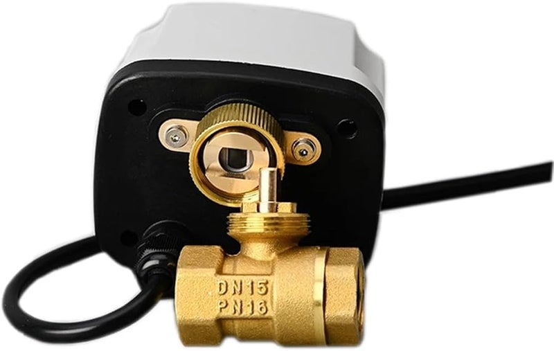 DN20 220VAC IP65 Waterproof Electric Ball Valve Motorized Brass Big Torque 3 Wire - Image 4
