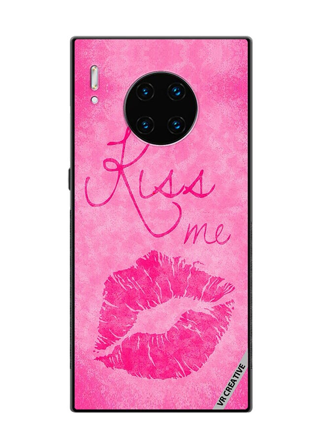 VR CREATIVE Protective Case Cover For Huawei Mate 30 Pro Kiss me Pink Design Multicolour - Image 1