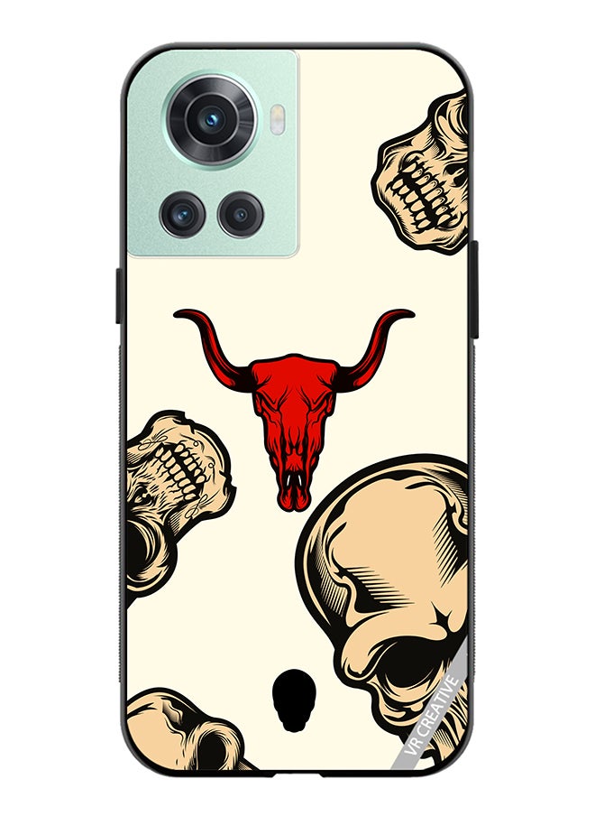 VR CREATIVE - Protective Case Cover For OnePlus Ace Skulls Design Multicolour - Image 1