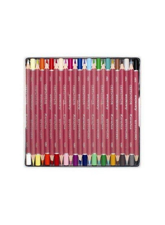 كريتا كولور مجموعة أقلام تلوين كارمينا الكلاسيكية من كريتاكولور، 24 قلمًا، متعدد الألوان، 270 24 - Image 2