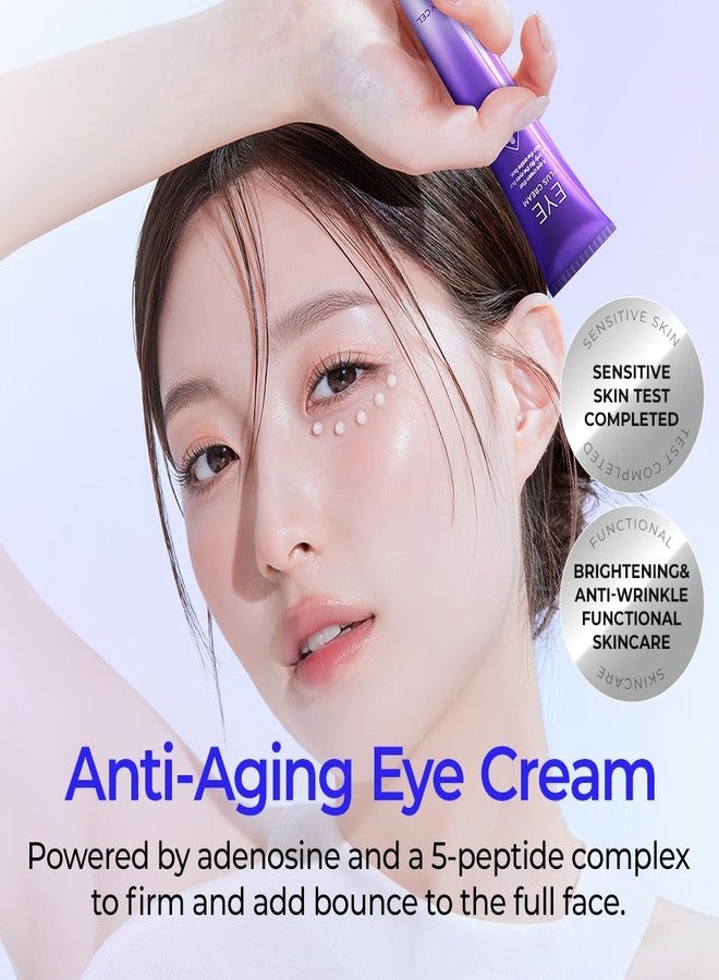 DEWYCEL EYE PLUS CREAM with Adenosine, Madecassoside, and Peptide Complex for Wrinkles, Dark Circles, and Dullness | Premium Korean Skincare | 1.0 fl oz / 29.6 ml - Image 3