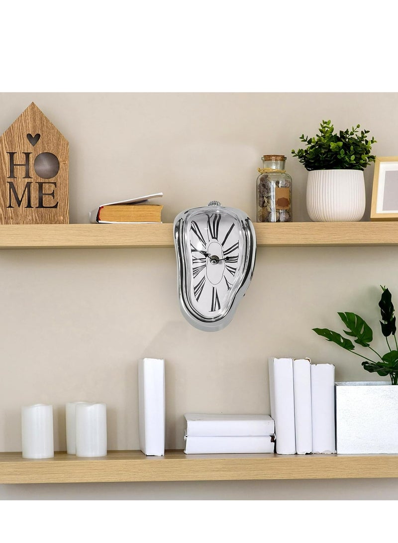 Oasisgalore Salvador Dali Melting Clock, Molle Dali Creative Decorative Watch Surrealism，Desk Clocks, Shelf Table, Creative Gift  - Image 4