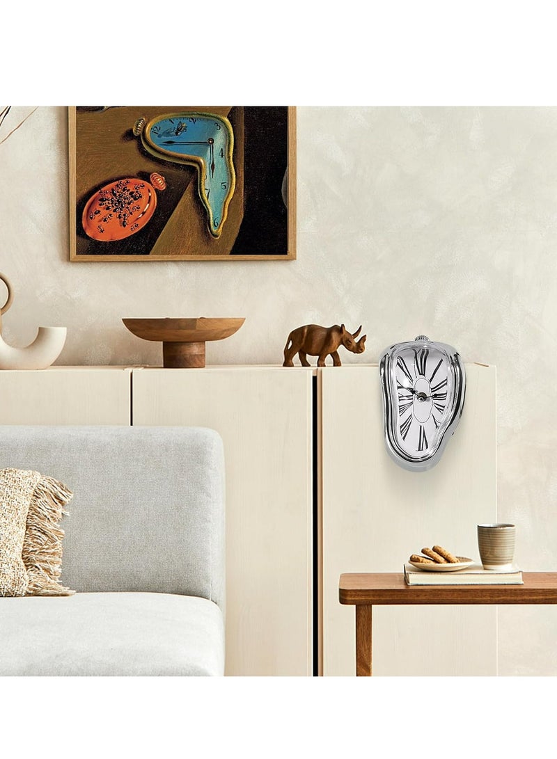 Oasisgalore Salvador Dali Melting Clock, Molle Dali Creative Decorative Watch Surrealism，Desk Clocks, Shelf Table, Creative Gift  - Image 5