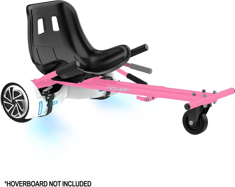 HOVER-1 Buggy Hoverboard Attachment - Compatible with Most 6.5" & 8" Electric Hoverboards, Hand-Operated Rear Wheel Control, Adjustable Frame & Straps, Easy Assembly & Install Hoverboard Go Kart - Image 5