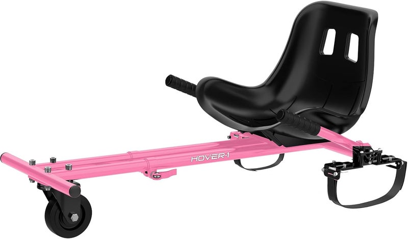 HOVER-1 Buggy Hoverboard Attachment - Compatible with Most 6.5" & 8" Electric Hoverboards, Hand-Operated Rear Wheel Control, Adjustable Frame & Straps, Easy Assembly & Install Hoverboard Go Kart - Image 3