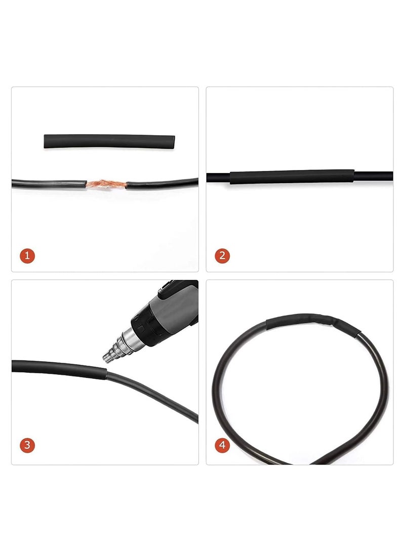 560 Pieces Heat Shrink Tubing, Electric Insulation Wrap Cable Sleeve, Insulated Sleeving Tubes, Ratio 2: 1, 5 Colors, 12 Sizes  - Image 2