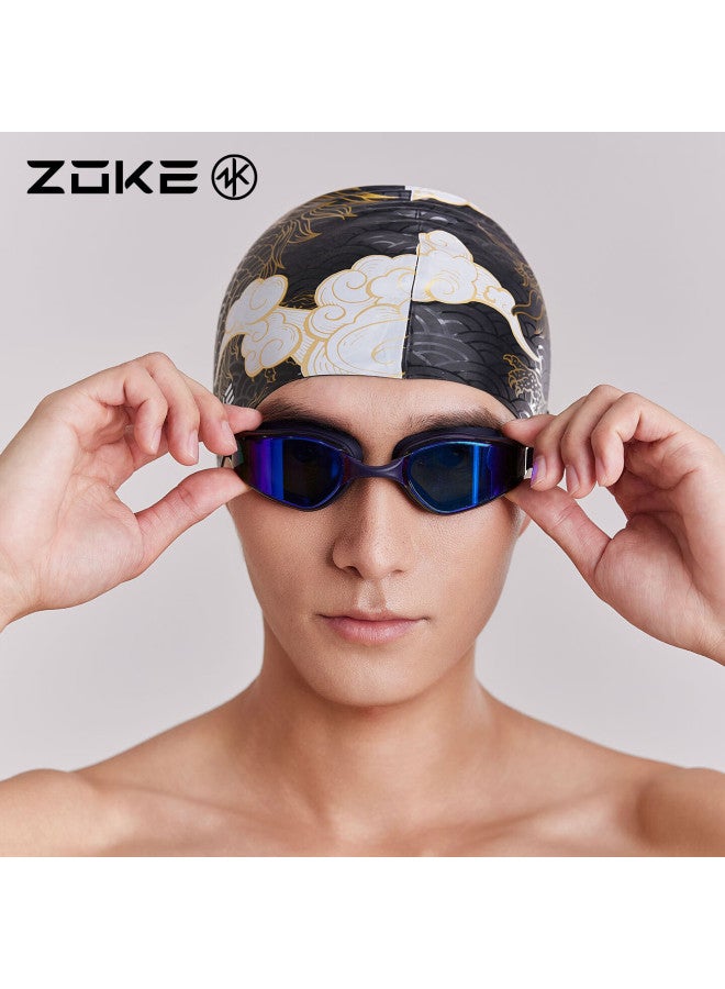 Zoke Adult Electroplated Swimming Goggles, Anti-fog, Anti-glare, High Definition Sports Swimming Gl 622501201-1 - Image 1