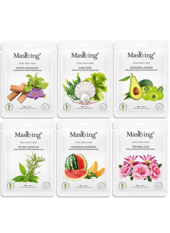 Bamboo Fiber Based Sheet Mask With Natural Fruits & Flowers Extracts (Pack Of 12) - pzsku/Z03D4ACC10DB1442E2EABZ/45/_/1690020797/cfacb41e-adf0-460b-b6d6-57d53b49ef3a