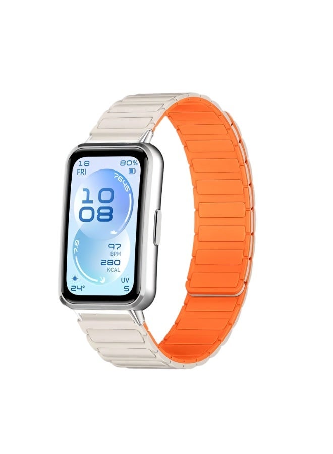 Compatible with Huawei Band 11 Pro and Huawei 11, silicone watch band, magnetic watch band. - Image 3