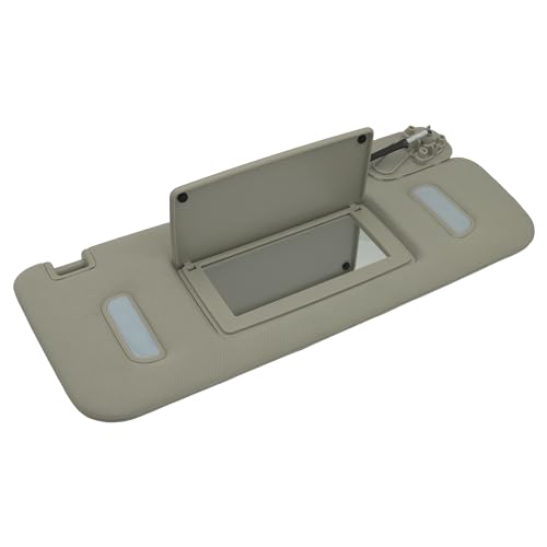 NOVAPARTS Right Passenger Side Sun Visor 22850310 for 20072014 Cadillac Escalade GMC Yukon 20072013 Chevy Silverado GMC Sierra 1500 2500HD 3500HD Avalanche Tahoe w Mirro rtan - Image 1