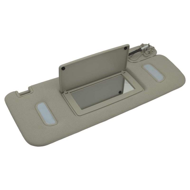 NOVAPARTS Right Passenger Side Sun Visor 22850310 for 20072014 Cadillac Escalade GMC Yukon 20072013 Chevy Silverado GMC Sierra 1500 2500HD 3500HD Avalanche Tahoe w Mirro rtan - Image 2