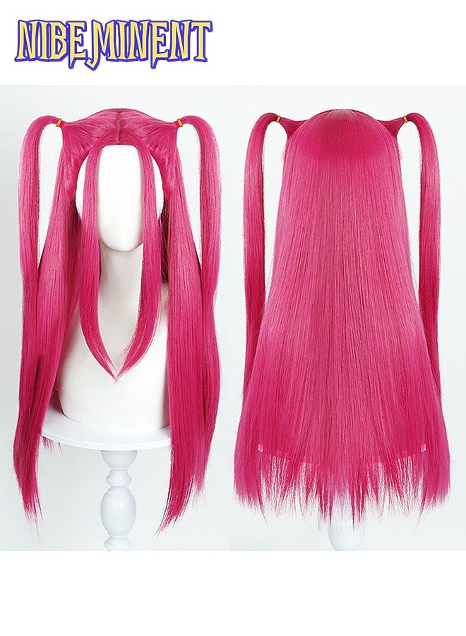 NIBEMINENT باروكة كوسبلاي لصائد الشياطين في عيد الهالوين للنساء - رومي ميرا زوي