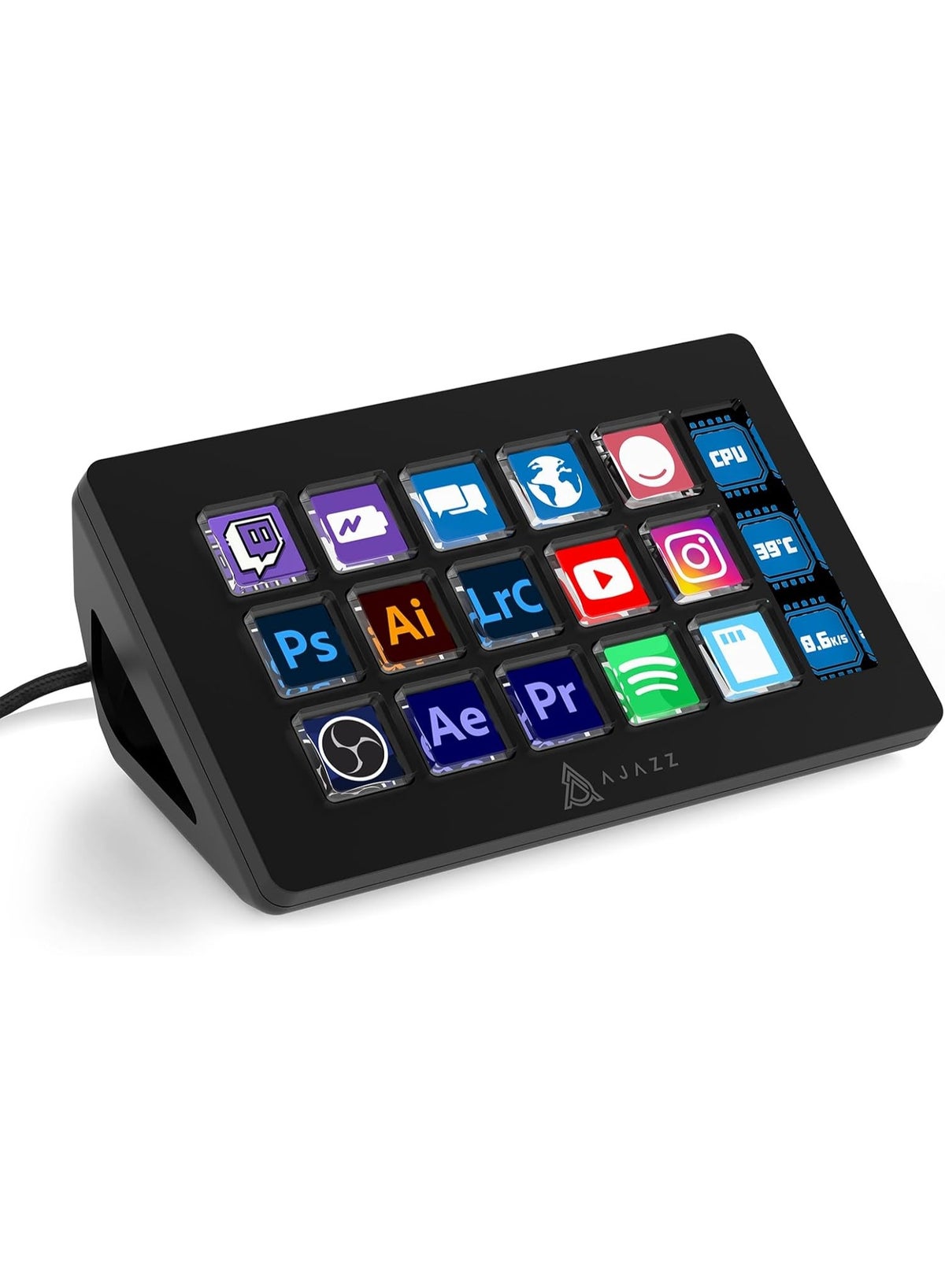 A-jazz A-jazz AKP153 Stream Studio Controller Keypad Z03D4D67032359248538DZ