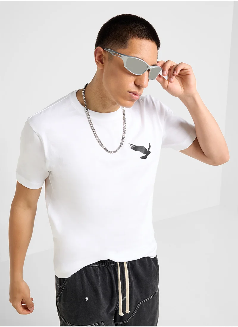 Seventy Five Basics Printed T-Shirt