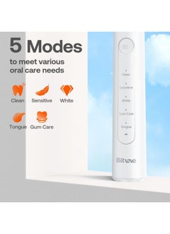 Bitvae Bitvae BVR2 Tooth Brush With 8 Heads And Travel Case  - Image 4