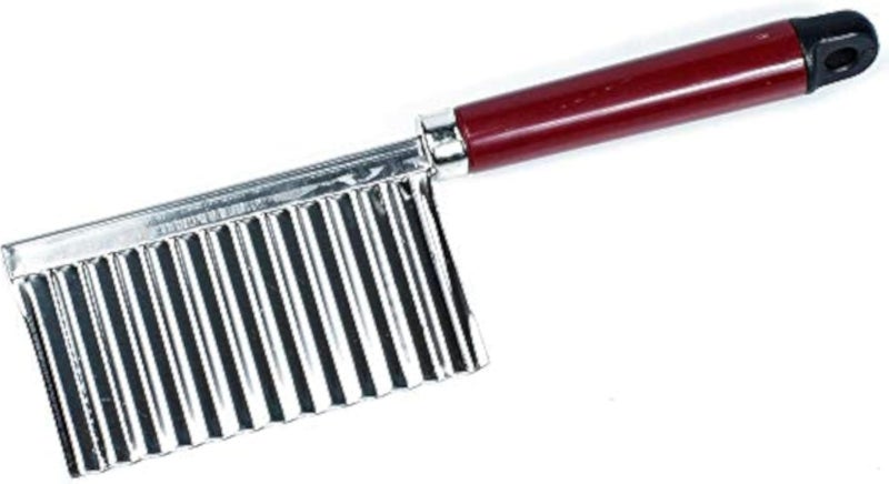 one year warranty_Potato Wavy Edged Knife Stainless Steel Kitchen Gadget Vegetable Fruit Cutting Peeler Cooking Tools kitchen knives Accessories