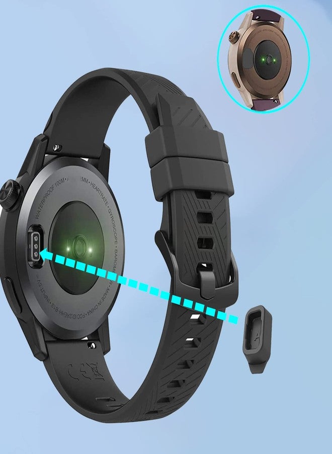 YwonShne Dust Plugs Compatible with COROS NOMAD/PACE PRO/PACE 3 / PACE 2 / VERTIX 2 / APEX PRO Watch Band Charging Port Protector Cover 10 Pieces Anti-dust Case Silicone Dustproof Cover Cap - Image 2