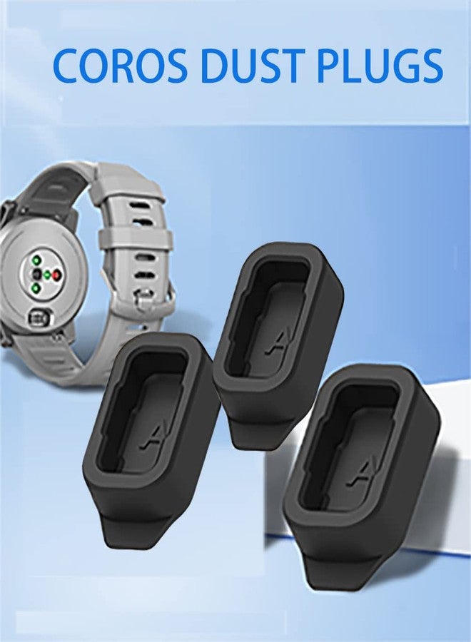 YwonShne Dust Plugs Compatible with COROS NOMAD/PACE PRO/PACE 3 / PACE 2 / VERTIX 2 / APEX PRO Watch Band Charging Port Protector Cover 10 Pieces Anti-dust Case Silicone Dustproof Cover Cap - Image 5