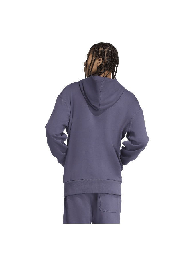 Adidas M A Szn Ft Fz Purple Training Track Tops For Men XS - Image 3