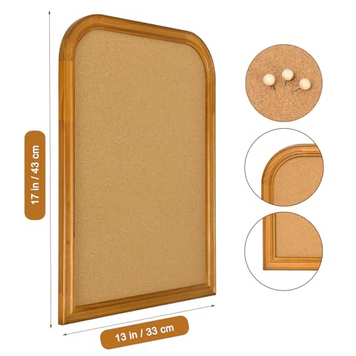 Aitakatta Cork Board for Walls 17X13 inches Bulletin Board with Frame Decorative Hanging Pin Board Vision Board Message Board for Office School Home Decor2R2S43331p - Image 3