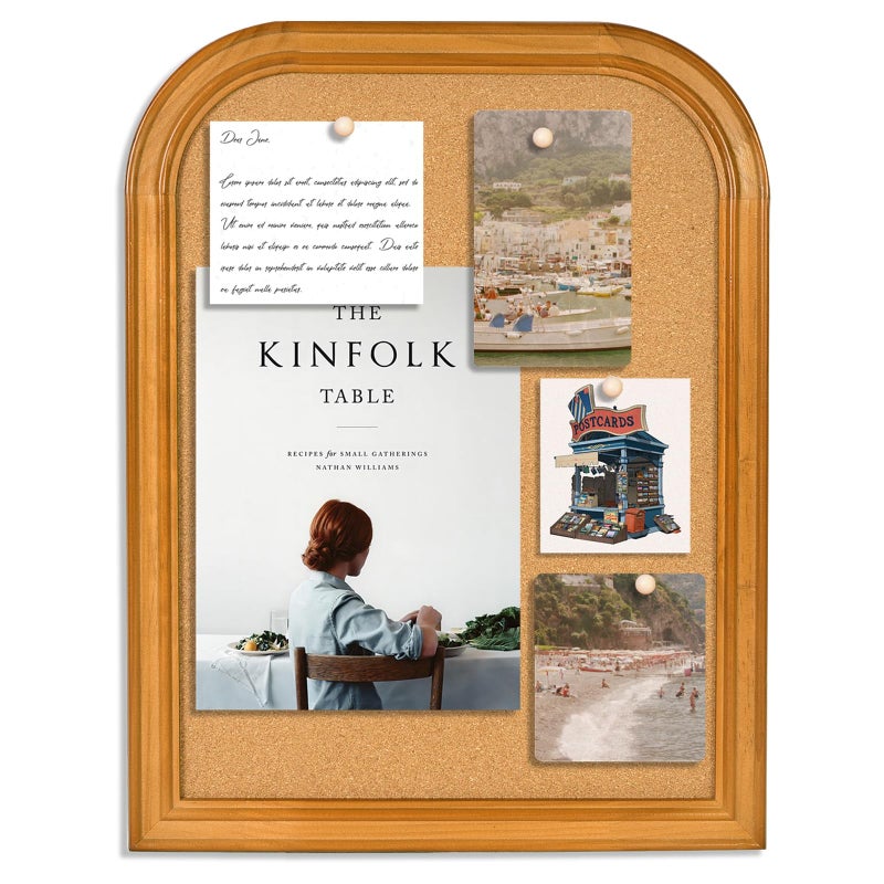 Aitakatta Cork Board for Walls 17X13 inches Bulletin Board with Frame Decorative Hanging Pin Board Vision Board Message Board for Office School Home Decor2R2S43331p - Image 2