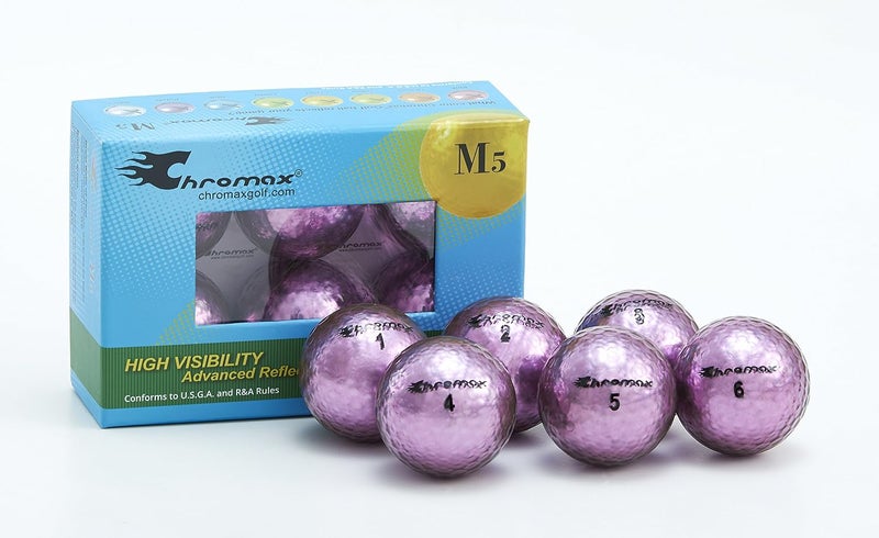 Chromax كرات جولف ملونة معدنية M5 (عبوة من 6) - Image 2