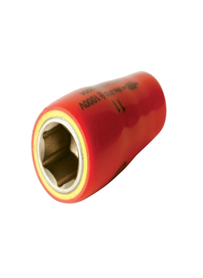 Wiha 31343 Insulated 1/4" Drive Socket, Inch 7/16 - Image 1