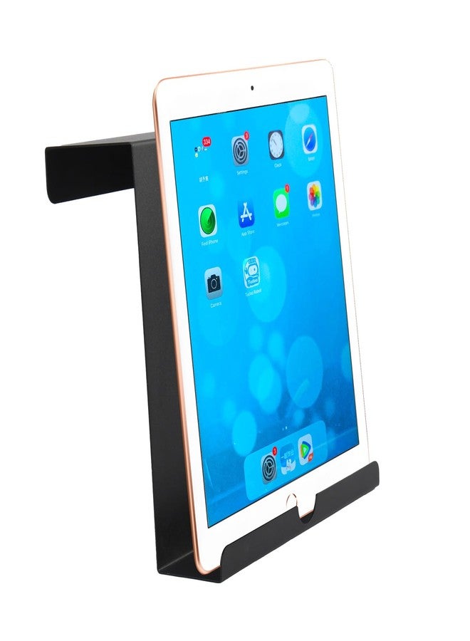 Qsxou Aluminum Alloy Treadmill Tablet Holder, Exercise Bike Book Stand, Reading Holder for Tablets, Magazines and Books (8.5 x 9.5 x 2.8 Inches) - Image 2