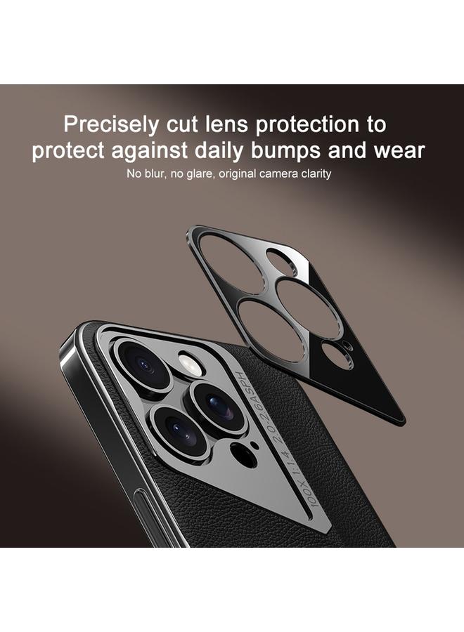 S-TOP Case For iPhone 13 Pro Max J-20 Leather Skyline Design Full Coverage Phone Case - Image 5