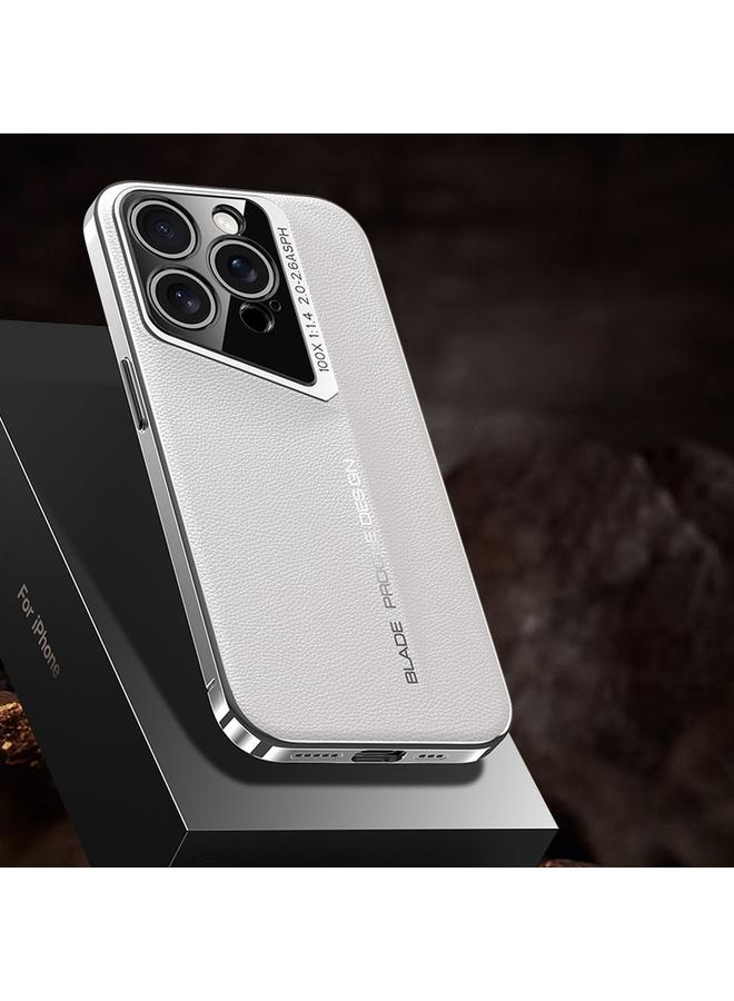 S-TOP Case For iPhone 13 Pro Max J-20 Leather Skyline Design Full Coverage Phone Case - Image 1