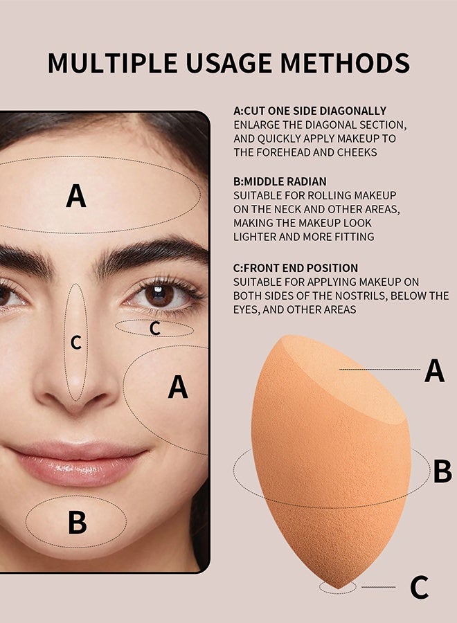 عام مجموعة فرش مكياج DGSENPI من 15 قطعة، 12 فرشاة مكياج متعددة الاستخدامات مع إسفنجتين مكياج وإسفنجة مكياج واحدة، كريم أساس وأحمر خدود وخافي عيوب وتظليل وفرشاة عيون، للمبتدئين والمحترفين - Image 3