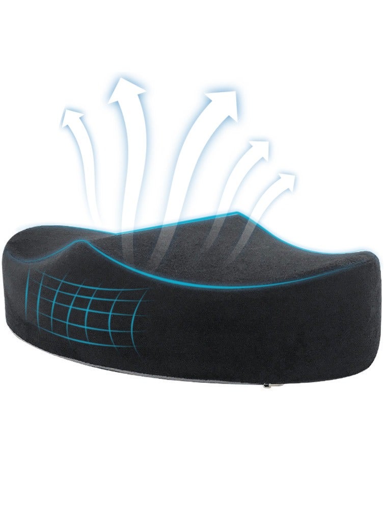 شو وو وسادة BBL محمولة، وسائد مقعد، وسائد مقعد، وسائد دعم، وسادة مقعد، وسادة رفع الورك، دعم الساق للسيارة والمكتب وكرسي الكمبيوتر - Image 1