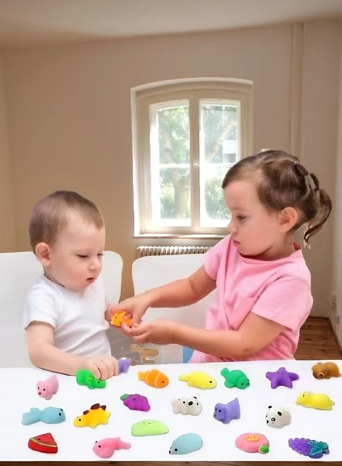 30 Pcs Squishy Toys, Kids Party Favors Mini Squishy Toy, Stress Relief Toys Squishies Bulk Toys, Classroom Prizes Birthday Party Gifts for Kids Adults - Image 3