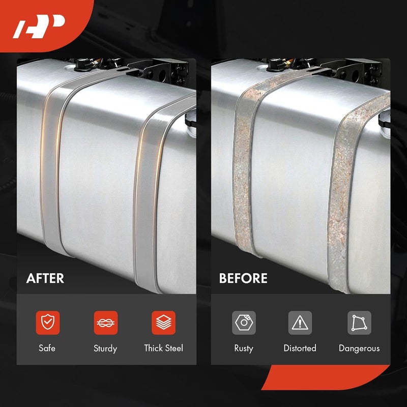 A-Premium Fuel Tank Straps for Saturn Vue 2008-2010 L4 2.4L V6 3.5L 3.6L - 2-PC Set - Image 5