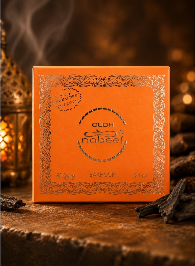 Nabeel Oudh 2026 Model Premium Bakhoor Long-Lasting Arabian Incense Rich Oriental Fragrance for Home, Office & Special Occasions 60 GM - Image 3