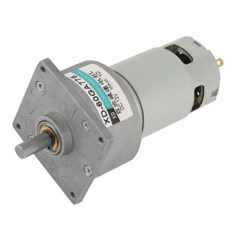 XD DC Motor: 12/24V 35W, High Torque Low Speed, Metal Gear Wear-Resistant - Pure Copper Coil Low Heat, Speed Adjustable Reversible Motor for Office Home Production Automation, Safety Equipment, Consumer - Image 5