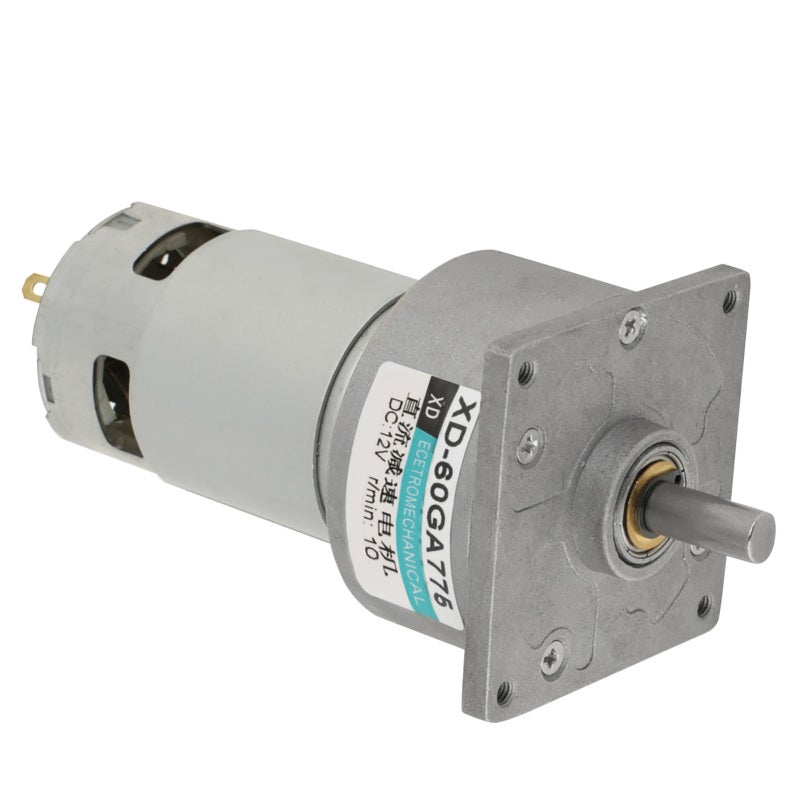 XD DC Motor: 12/24V 35W, High Torque Low Speed, Metal Gear Wear-Resistant - Pure Copper Coil Low Heat, Speed Adjustable Reversible Motor for Office Home Production Automation, Safety Equipment, Consumer - Image 4