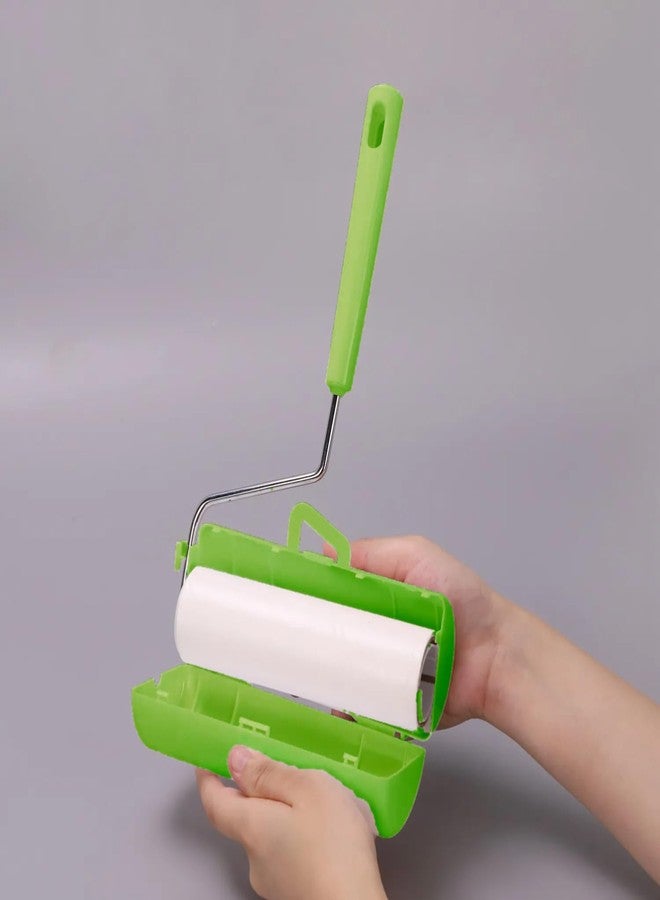 Leo 6.3-Inch Wide Lint Roller with Super Sticky Surface & Ergo Handle. Ideal for Pet Hair Removal. Includes 8-Inch Handle, 1 Roll of 90 Sheets, for a Total of 90 Sheets (1 Roller) - Image 4