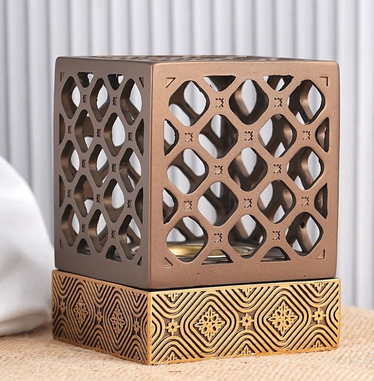 Radin Incense Bakhoor Burner With Magnetic Cover – Resin Charcoal Oud Incense Burner For Home, Office, Studio Room, Study Room, Mosque, Yoga And Spa – Perfect Gift For Any Occasion - Image 1
