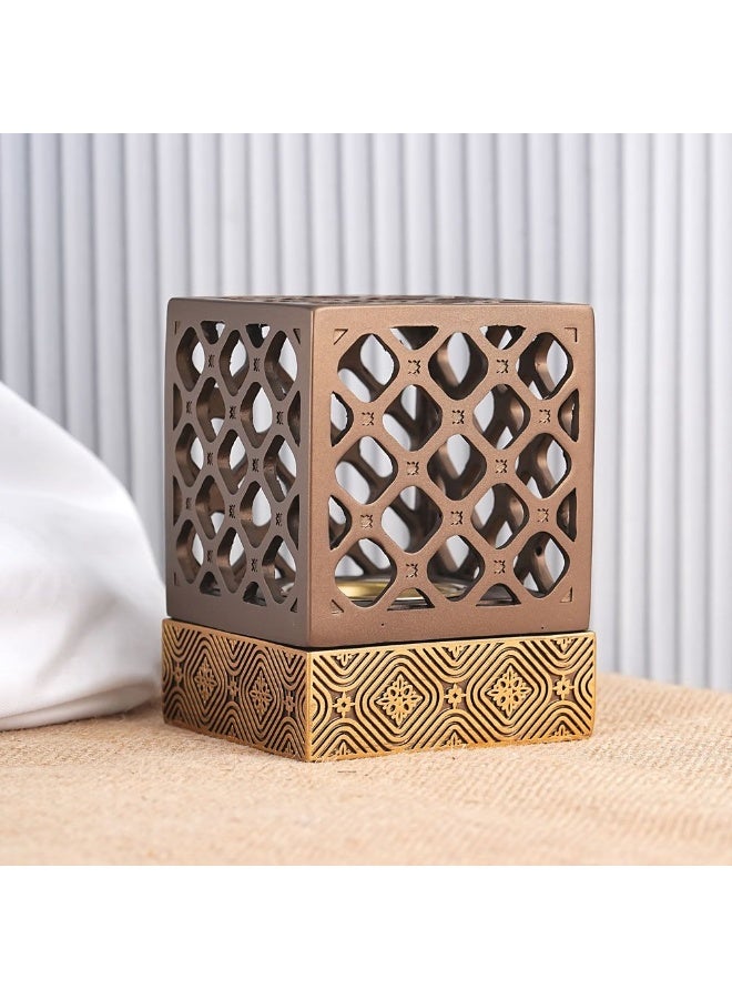 Radin Incense Bakhoor Burner With Magnetic Cover – Resin Charcoal Oud Incense Burner For Home, Office, Studio Room, Study Room, Mosque, Yoga And Spa – Perfect Gift For Any Occasion - Image 2
