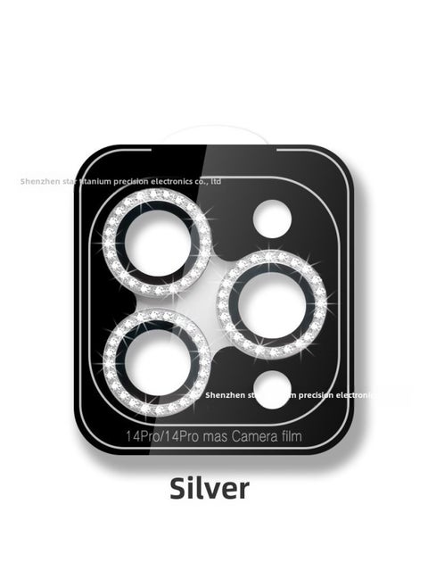 Suitable For Apple 16 Point Drill Positioning Eagle Eye Lens Film With Packaging IPhone Camera Protective Film-Color:Point Diamond Positioning Eagle Eye -Size:iPhone12ProMax