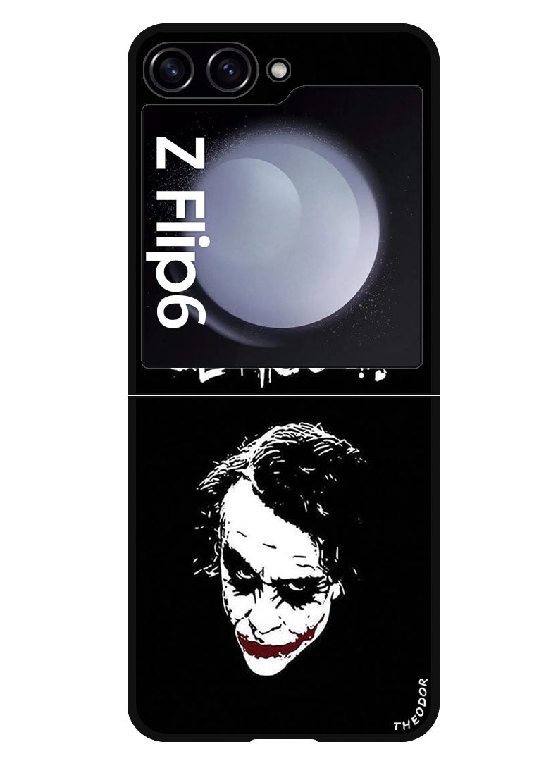 Theodor Protective Case Anti Scratch Shock Proof Bumper Cover For Samsung Galaxy Z Flip 6 Why So Serious - Image 1