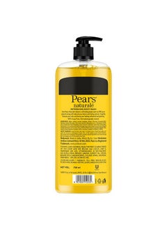 Pears غسول الجسم الطبيعي المنعش بفيتامين سي مع مستخلص الليمون واليوزو الطبيعي وفيتامين سي والعسل؛ لبشرة منتعشة ومشرقة؛ 750 مل  - Image 3