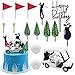 MEMOVAN Golf Cake Decorations Golf Birthday Cake Toppers Mini Golf Cart Toy Golf Theme Cake Decorations with Cart Flag Golf Ball Green Tree for Golf Theme Party Supplies - Image 2